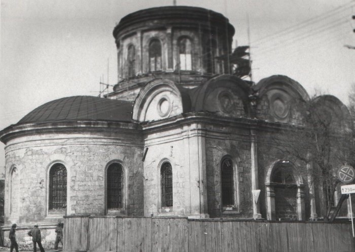 Кафедральный собор Петра и Павла, Симферополь (Симферополь, город, Республика Крым). архивная фотография, Фото 1970-х годов из приходского архива