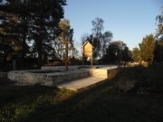 Церковь Николая Чудотворца, Фундамент новой церкви<br>, Немятово, Волховский район, Ленинградская область