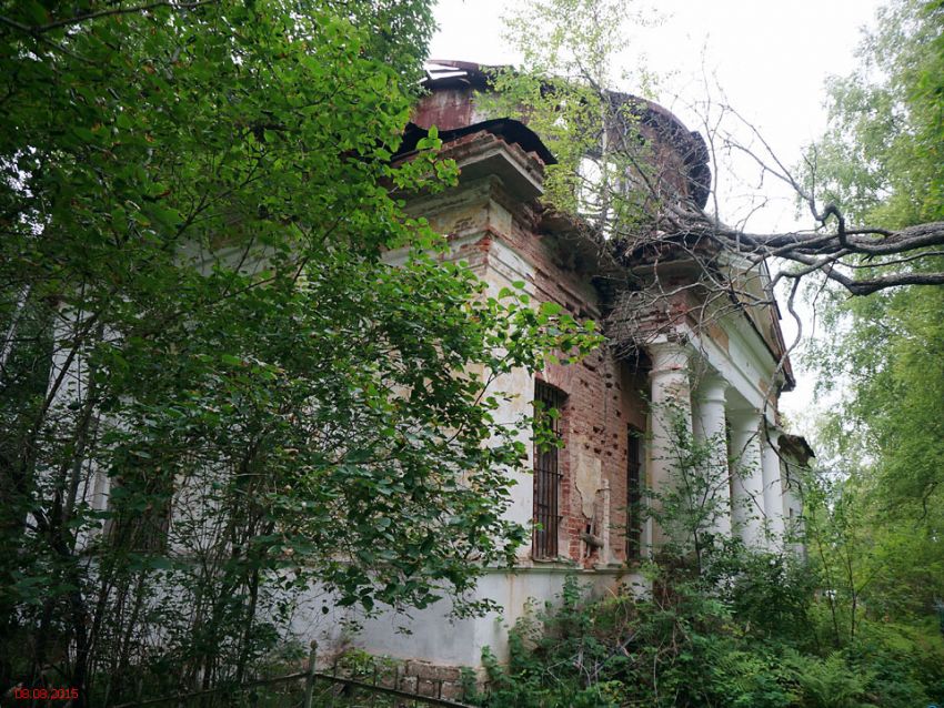 Загубье. Церковь Спаса Преображения. фасады