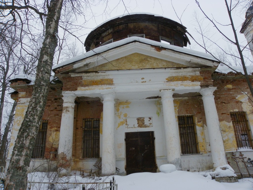 Загубье. Церковь Спаса Преображения. фасады