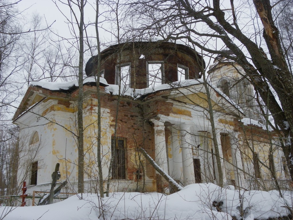Церковь Преображения Господня, Загубье (Волховский район, Ленинградская область). фасады