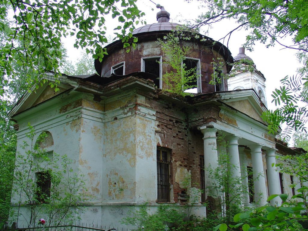 Загубье. Церковь Спаса Преображения. фасады