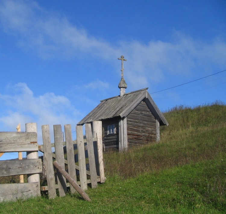 Часовня Иоанна Богослова, Шишкина (Плесецкий район, Архангельская область). фасады, Часовня Иоанна Богослова