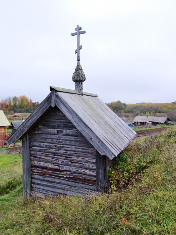 Шишкина. Часовня Иоанна Богослова. фасады, вид с северо-востока