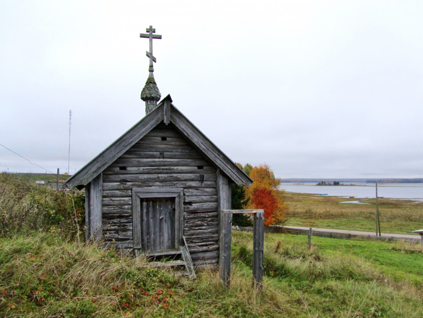 Часовня Иоанна Богослова, Шишкина (Плесецкий район, Архангельская область). фасады, вид с запада