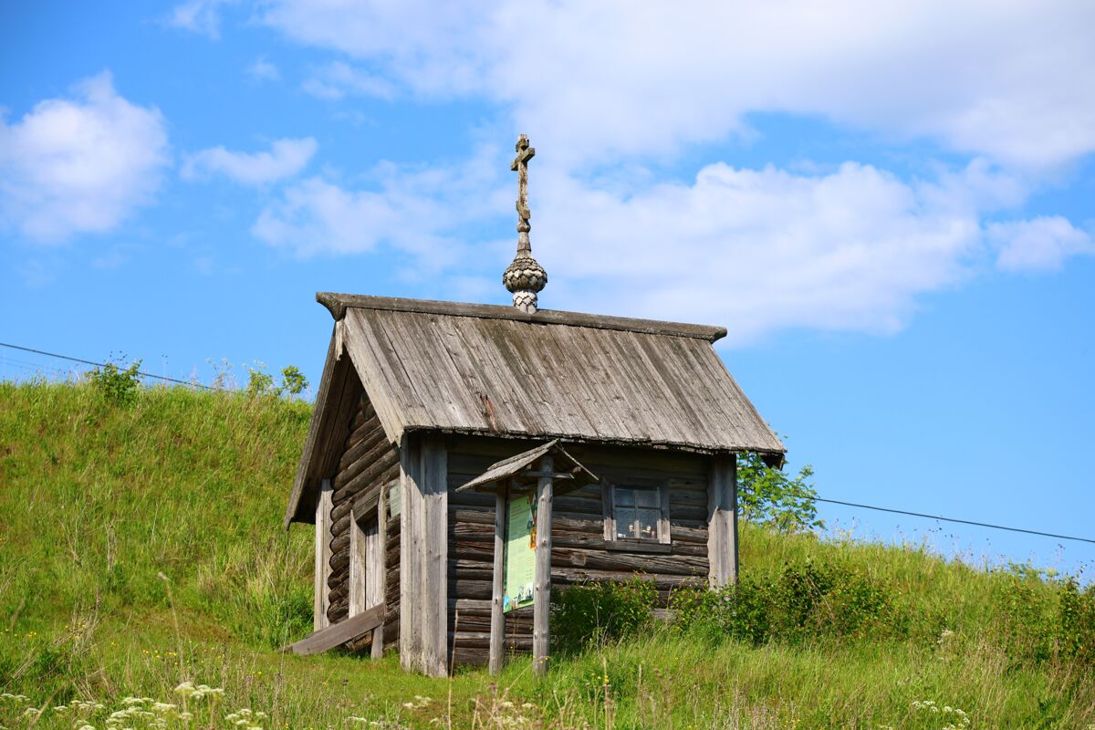 Часовня Иоанна Богослова, Шишкина (Плесецкий район, Архангельская область). фасады