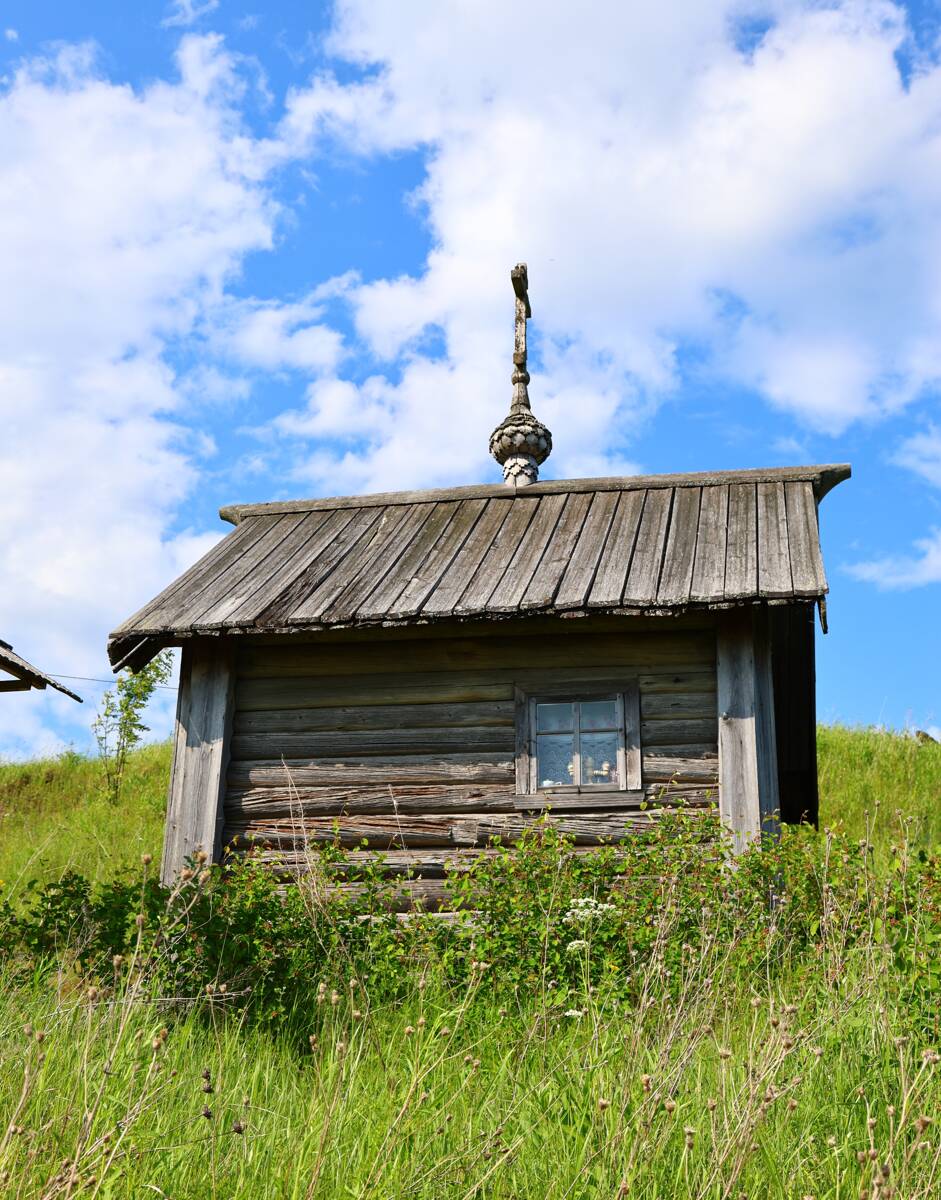 Часовня Иоанна Богослова, Шишкина (Плесецкий район, Архангельская область). фасады