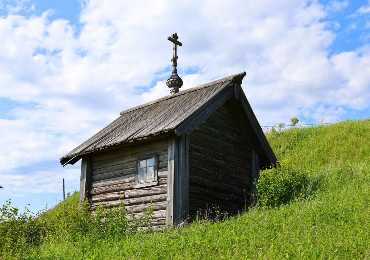 Часовня Иоанна Богослова, Шишкина (Плесецкий район, Архангельская область). фасады