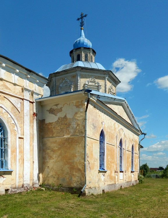 Церковь Успения Пресвятой Богородицы, Берново (Старицкий район, Тверская область). фасады