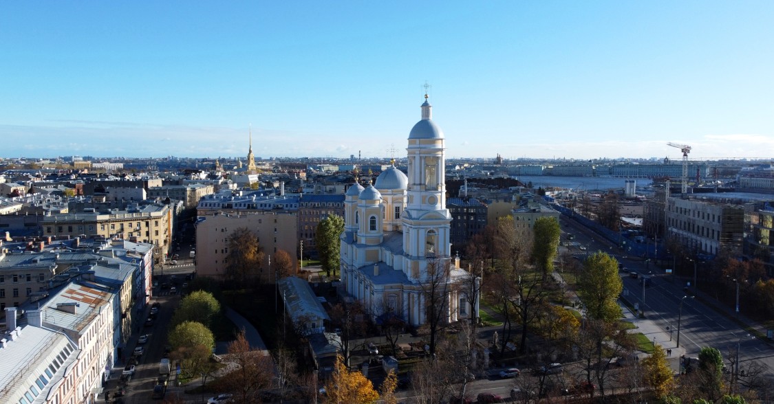 Собор Владимира равноапостольного, Петроградский район (Санкт-Петербург, г. Санкт-Петербург). общий вид в ландшафте