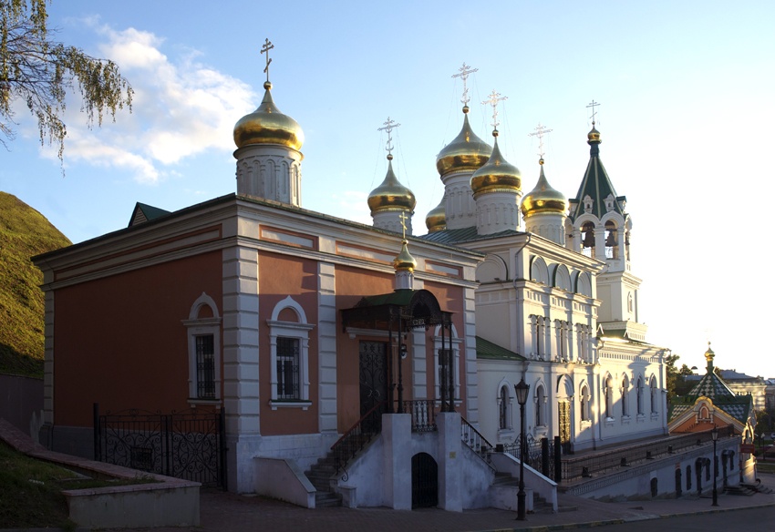Церковь Рождества Иоанна Предтечи на Торгу, Нижегородский район (Нижний Новгород, город, Нижегородская область). фасады