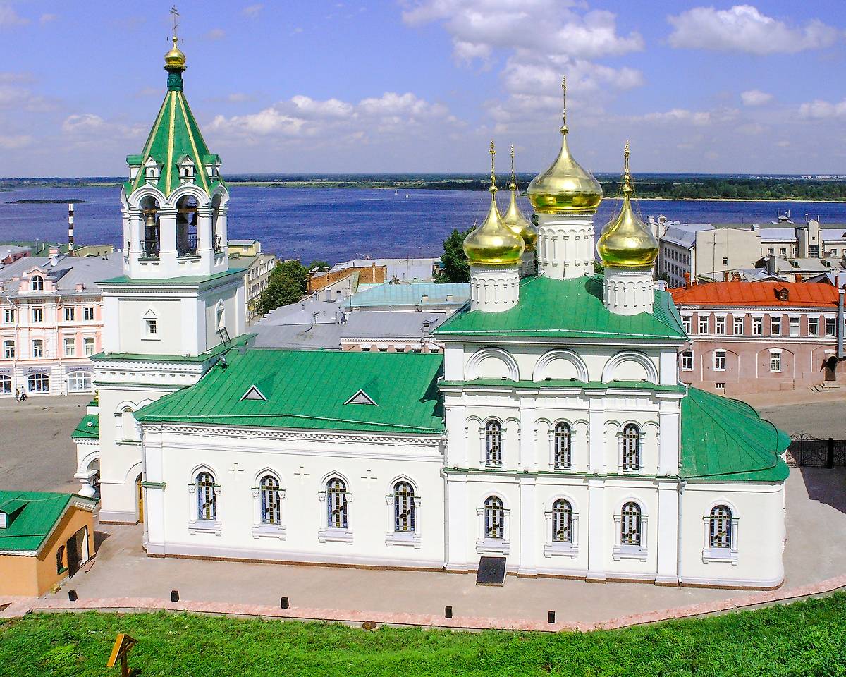 фасады. Церковь Рождества Иоанна Предтечи на Торгу, Нижегородский район (Нижний Новгород, город, Нижегородская область)