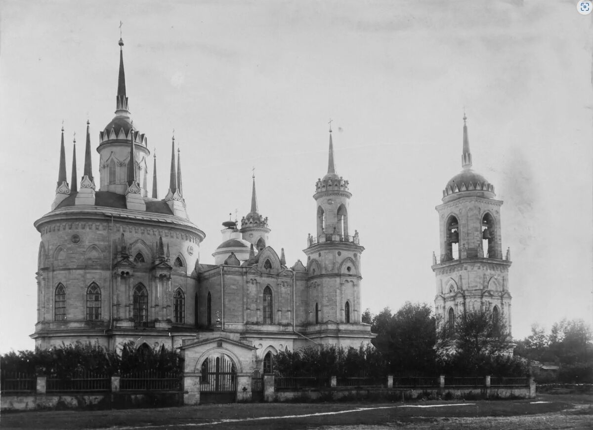 Церковь Владимирской иконы Божией Матери, Быково, село (Раменский район и гг. Бронницы, Жуковский, Московская область). архивная фотография, Приблизительная датировка: 1910-1916 гг.