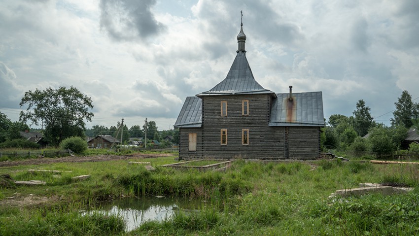 Радофинниково. Церковь Вознесения Господня. фасады, Вид с северо-западной стороны.