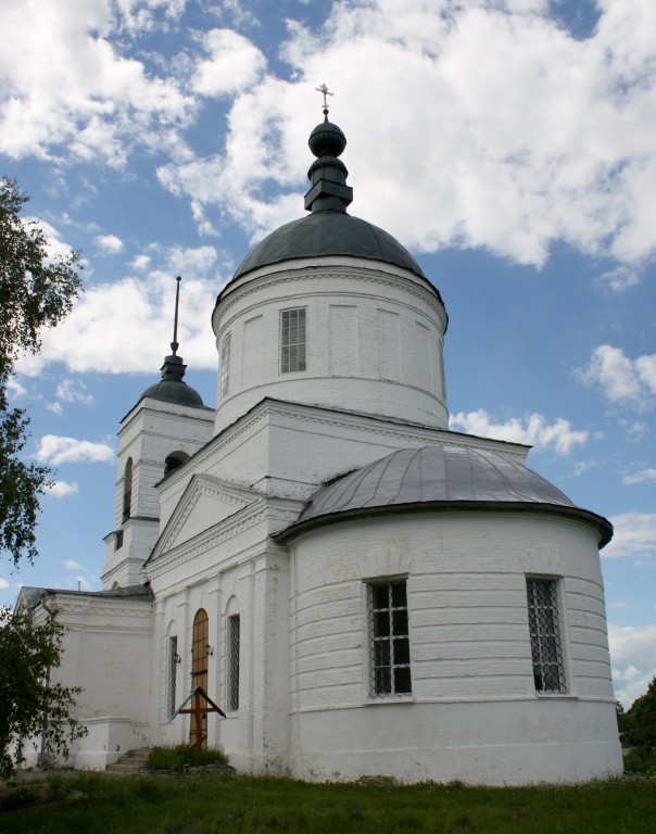 Кутуково. Церковь Николая Чудотворца. фасады, Вид с юго-востока