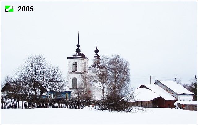 Церковь Иоанна Богослова, Оликово (Суздальский район, Владимирская область). дополнительная информация, Общий вид с Запада.