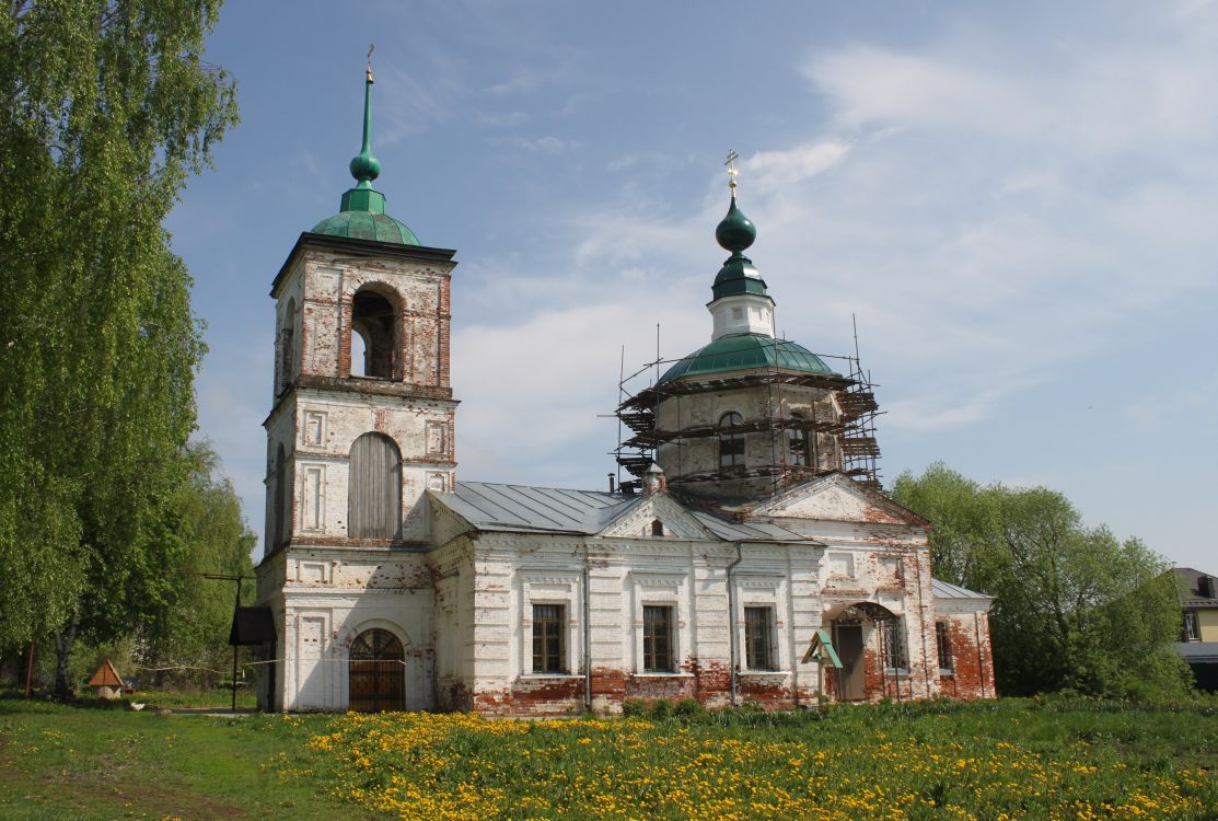 Церковь Иоанна Богослова, Оликово (Суздальский район, Владимирская область). документальные фотографии, Вид с юга
