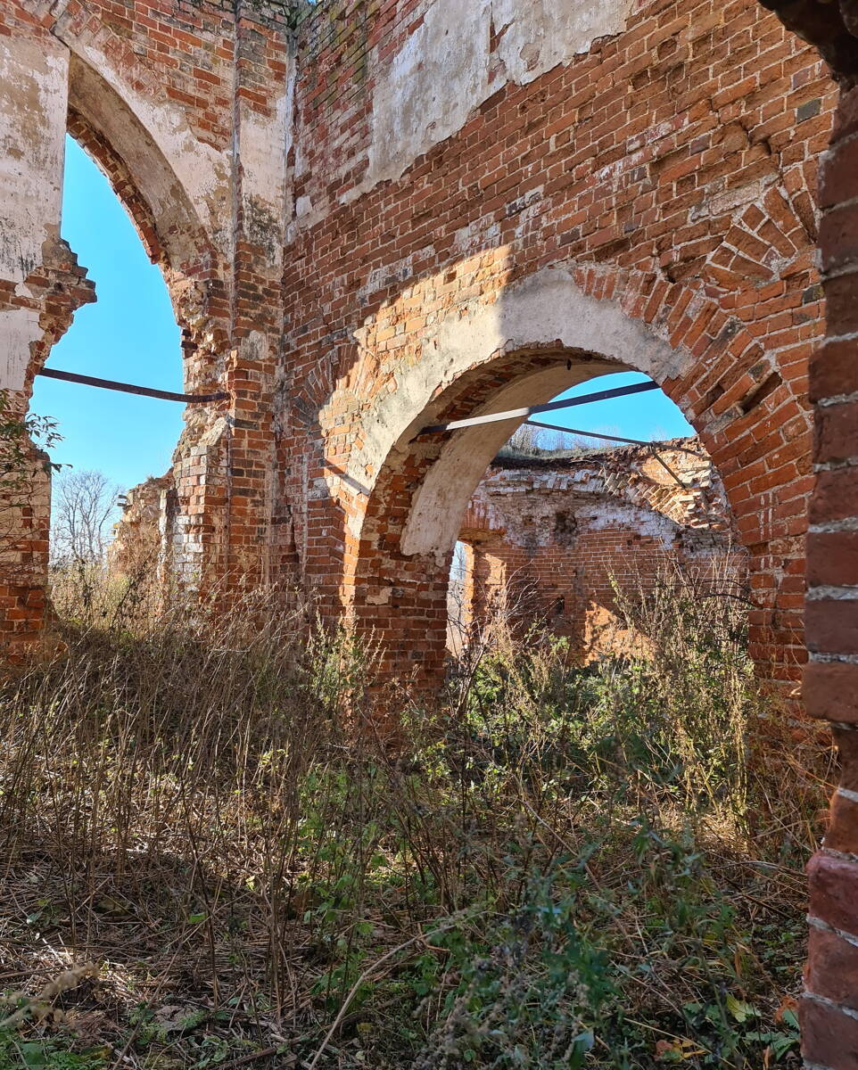 Церковь Космы и Дамиана, Яновец (Суздальский район, Владимирская область). интерьер и убранство, Фрагмент основного объема
