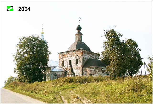 Церковь Николая Чудотворца, Брутово (Суздальский район, Владимирская область). фасады, Общий вид с Юго-Востока