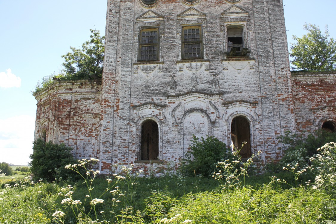 Церковь Флора и Лавра, Кибол (Суздальский район, Владимирская область). архитектурные детали, Северный фасад