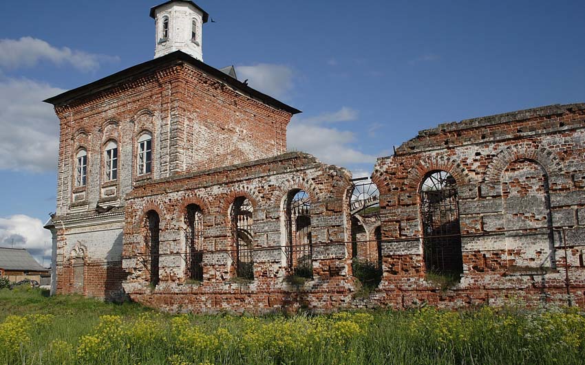 Церковь Георгия Победоносца, Крапивье (Суздальский район, Владимирская область). архитектурные детали