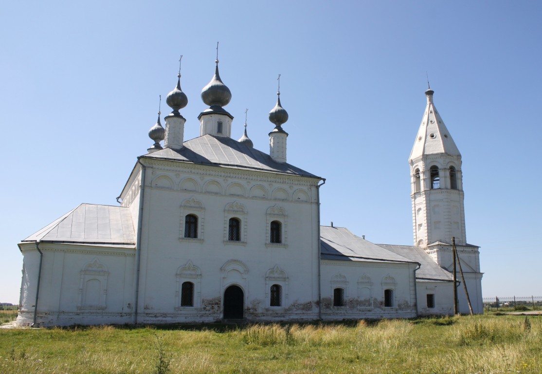 Менчаково. Церковь Рождества Пресвятой Богородицы. фасады, Вид с севера