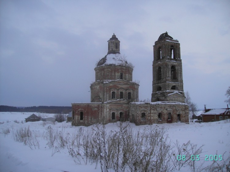Церковь Николая Чудотворца, Мордыш (Суздальский район, Владимирская область). дополнительная информация, Церковь зимой