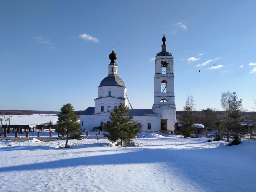 Мордыш. Церковь Николая Чудотворца. фасады