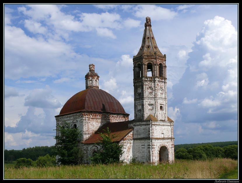 Новоселка-Нерльская. Церковь Воскресения Христова. фасады