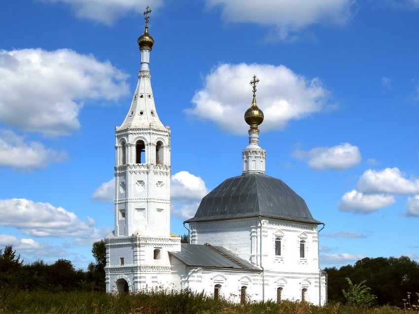 Новоселка-Нерльская. Церковь Воскресения Христова. фасады