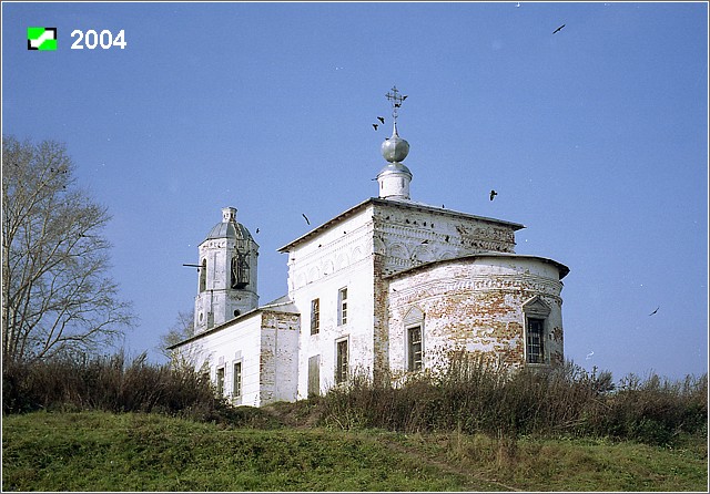Церковь Ефрема Сирина, Омутское (Суздальский район, Владимирская область). фасады, Общий вид с Юго-Востока