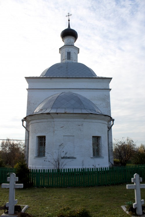 Павловское. Церковь Иоанна Предтечи. фасады, Вид с востока