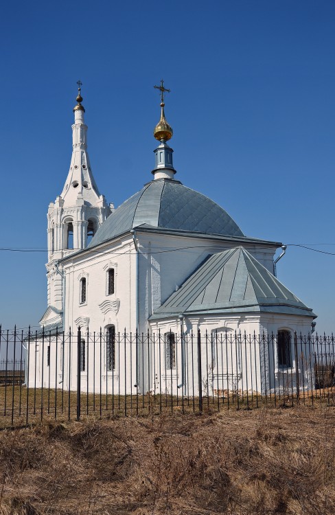 Романово. Церковь Рождества Пресвятой Богородицы. фасады