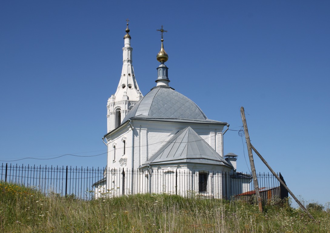 Церковь Рождества Пресвятой Богородицы, Романово (Суздальский район, Владимирская область). фасады, Вид с юго - востока