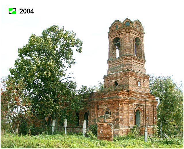 Церковь Флора и Лавра, Суворотское (Суздальский район, Владимирская область). фасады, Общий вид с Северо-Запада
