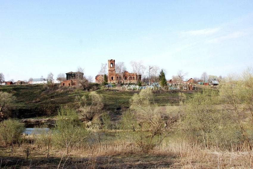 Церковь Флора и Лавра, Суворотское (Суздальский район, Владимирская область). общий вид в ландшафте, вид в ландшафте.