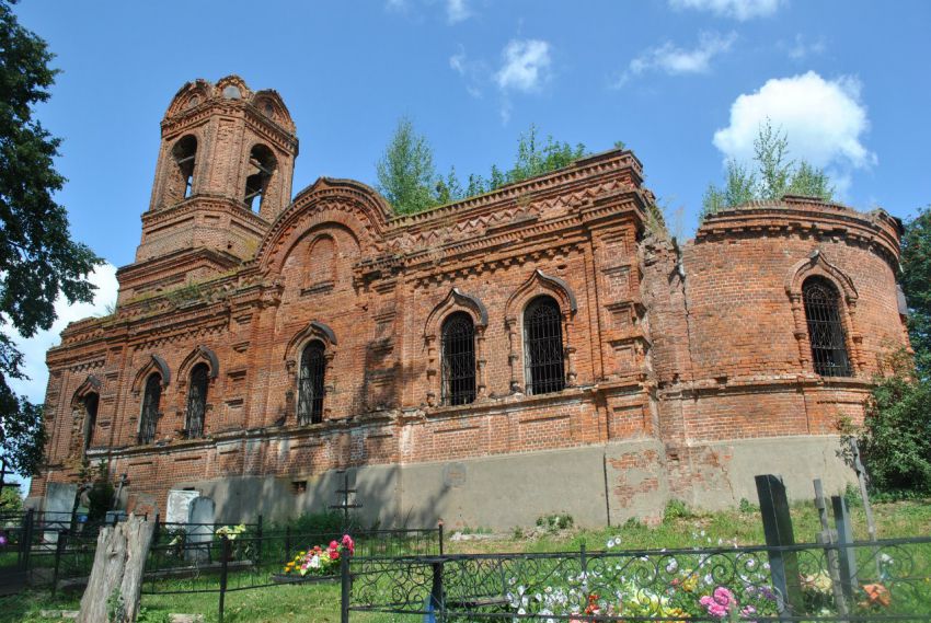 Церковь Флора и Лавра, Суворотское (Суздальский район, Владимирская область). общий вид в ландшафте