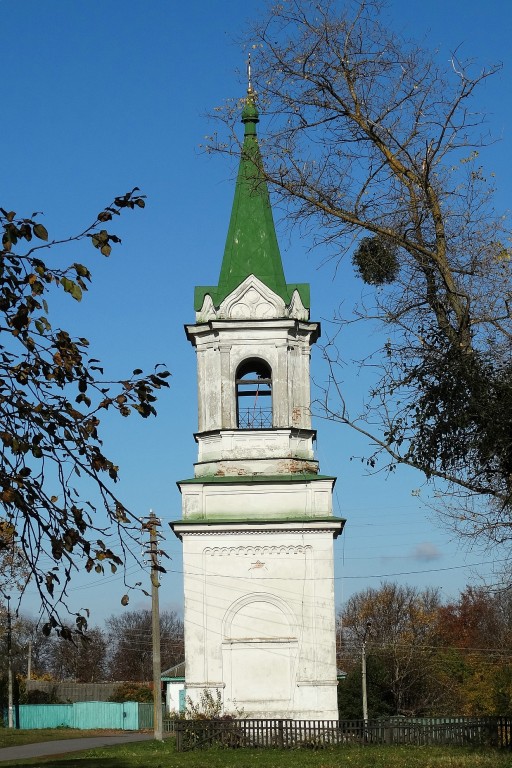 Седнев. Церковь Воскресения Христова. фасады, Колокольня