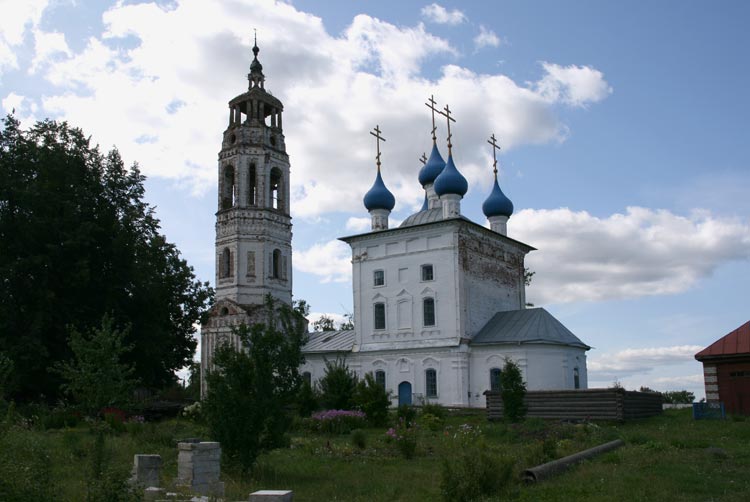 Клязьминский Городок. Церковь Покрова Пресвятой Богородицы. фасады