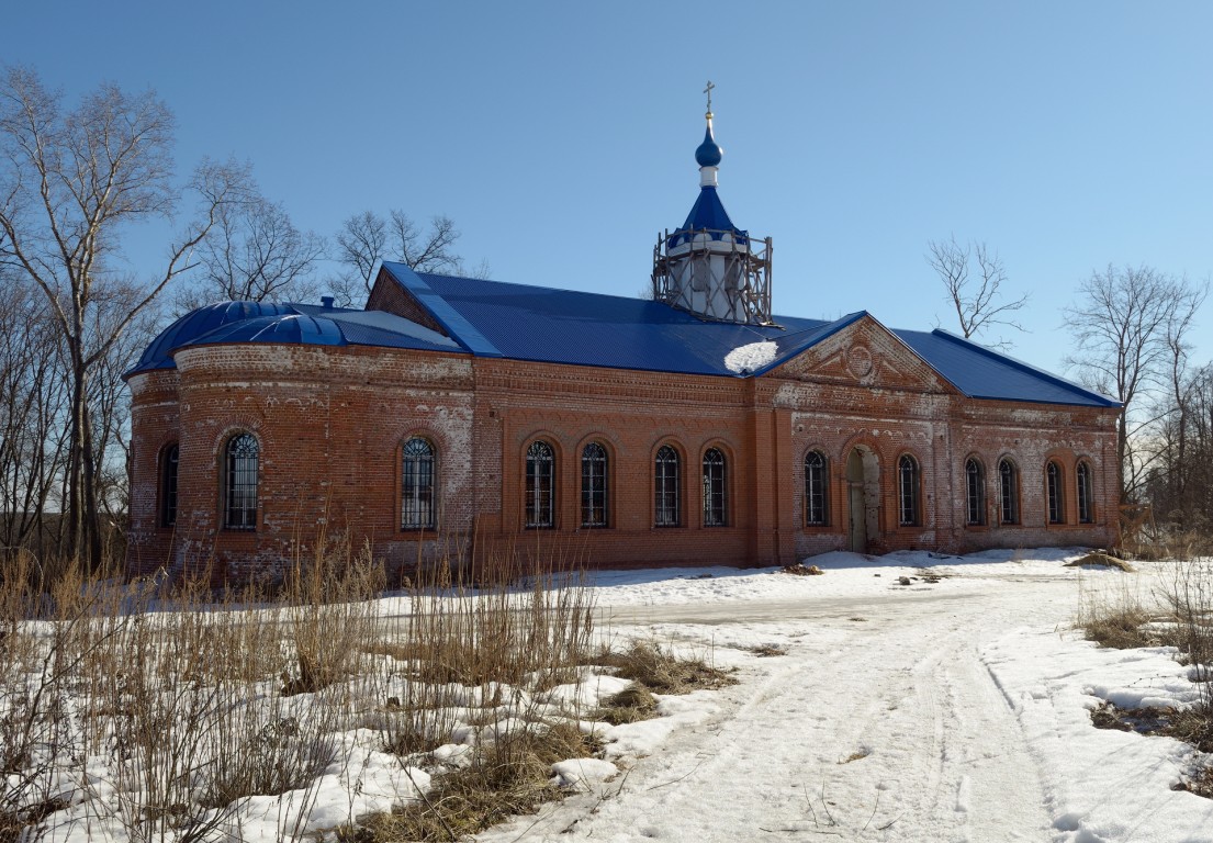 Церковь Покрова Пресвятой Богородицы, Осовец (Собинский район, Владимирская область). фасады, Вид с севера