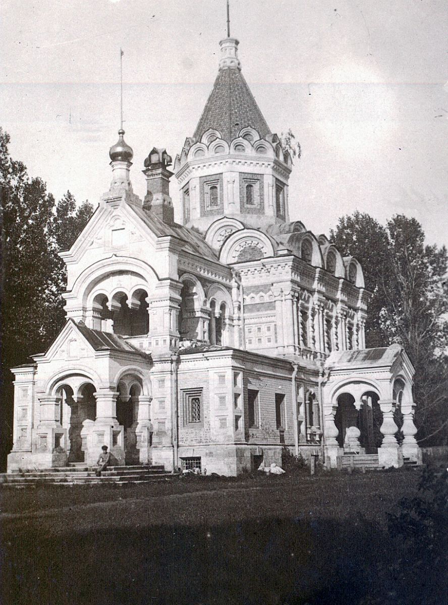 Церковь Александры Римской, Муромцево (Судогодский район, Владимирская область). архивная фотография, Фотография усадебной церкви, выполненная в 1910-х гг.