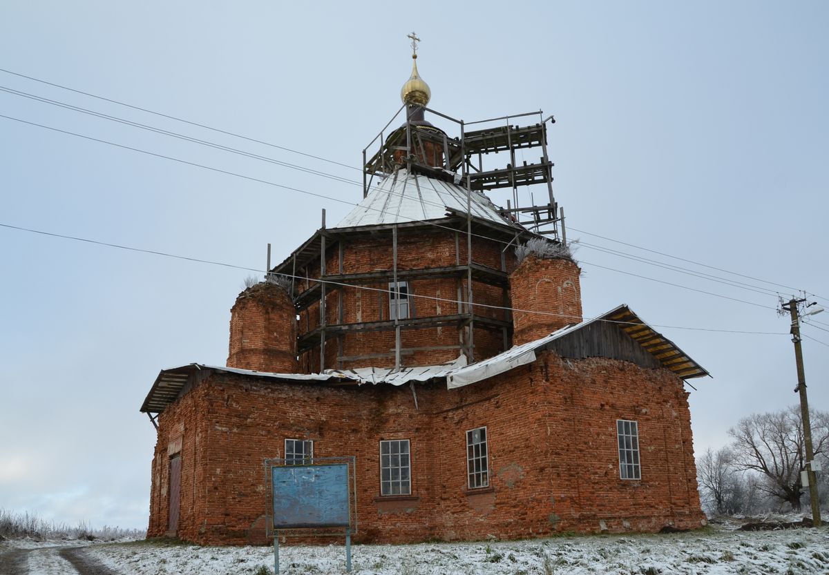 Церковь Рождества Пресвятой Богородицы, Столпово (Перемышльский район, Калужская область). фасады