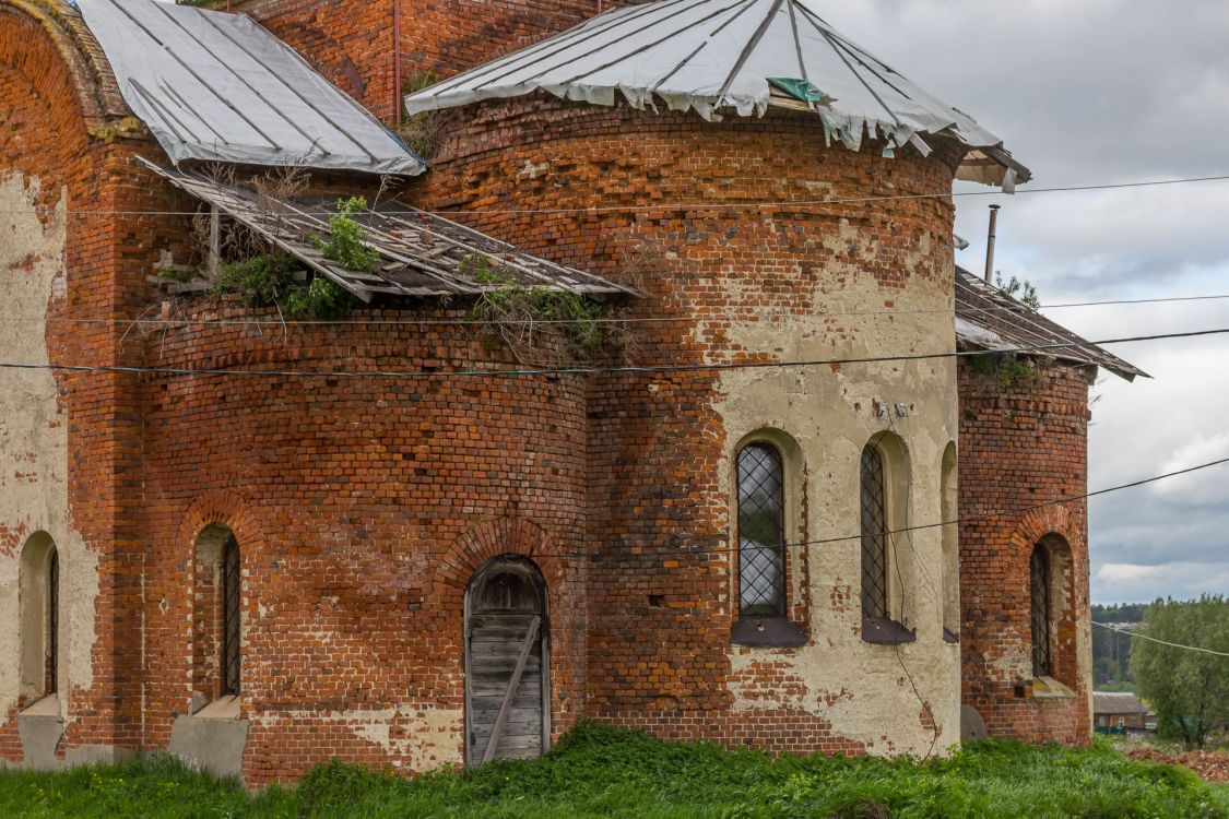 Церковь Благовещения Пресвятой Богородицы, Заборовка (Перемышльский район, Калужская область). архитектурные детали, Апсида