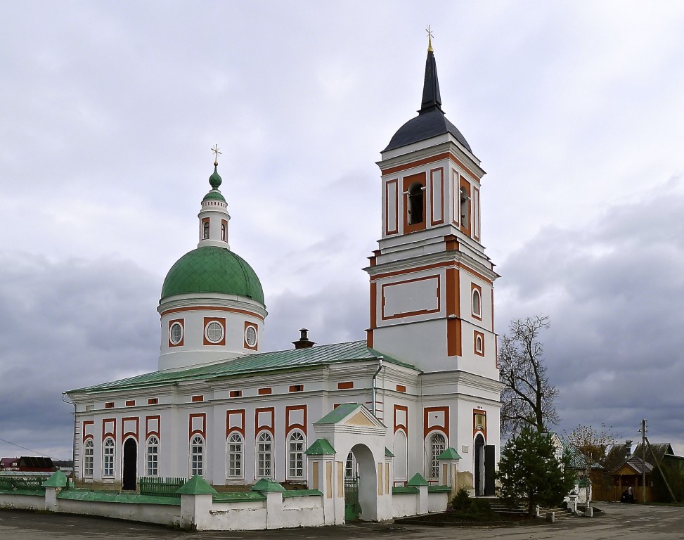 Церковь Преображения Господня, Нижние Прыски (Козельский район, Калужская область). фасады