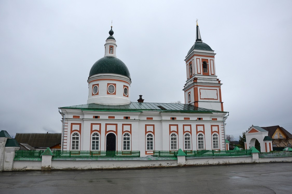 Нижние Прыски. Церковь Спаса Преображения. фасады