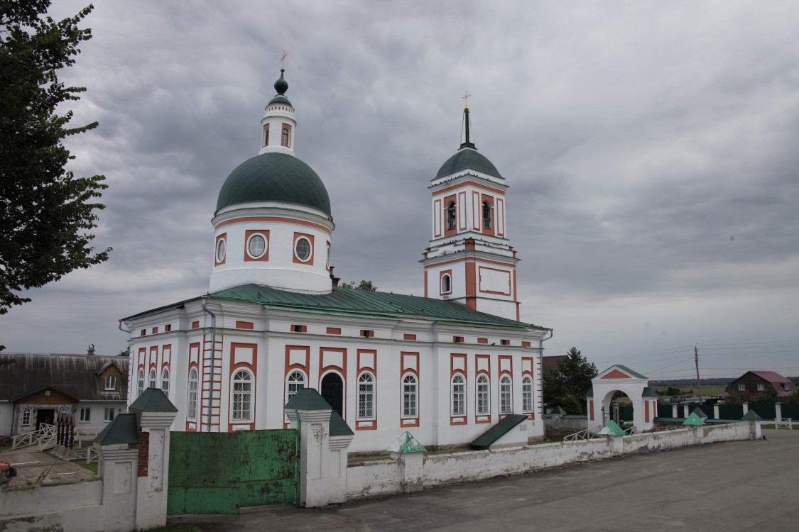 Нижние Прыски. Церковь Спаса Преображения. фасады