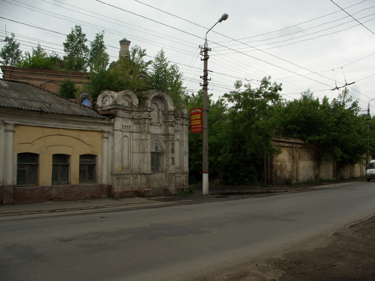 Тула. Часовня Параскевы Пятницы. общий вид в ландшафте