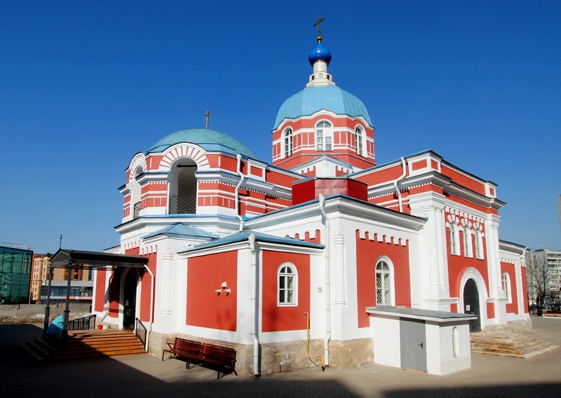 Тула. Церковь Александра Невского. фасады