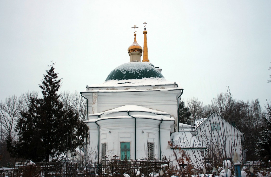 Тула. Церковь Димитрия Солунского на Чулковском кладбище. фасады, Вид с восточной стороны