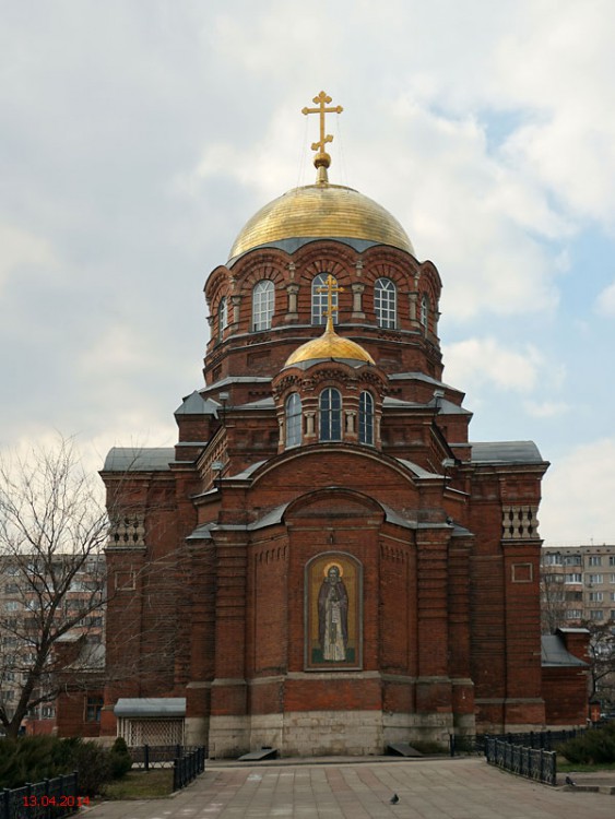 Тула. Церковь Сергия Радонежского. фасады